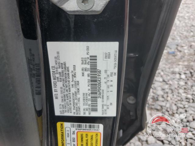 3FA6P0HD0GR319587 2016 FORD FUSION photo no. 12