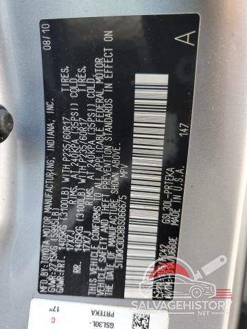 5TDKK3DC8BS066675 2011 TOYOTA All Models photo no. 13