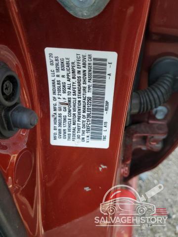 19XFC1F39LE012250 2020 HONDA CIVIC photo no. 12