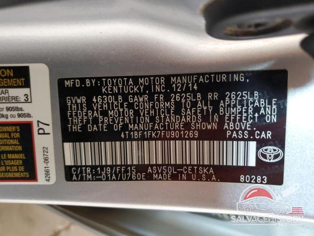 4T1BF1FK7FU901269 2015 TOYOTA CAMRY photo no. 13
