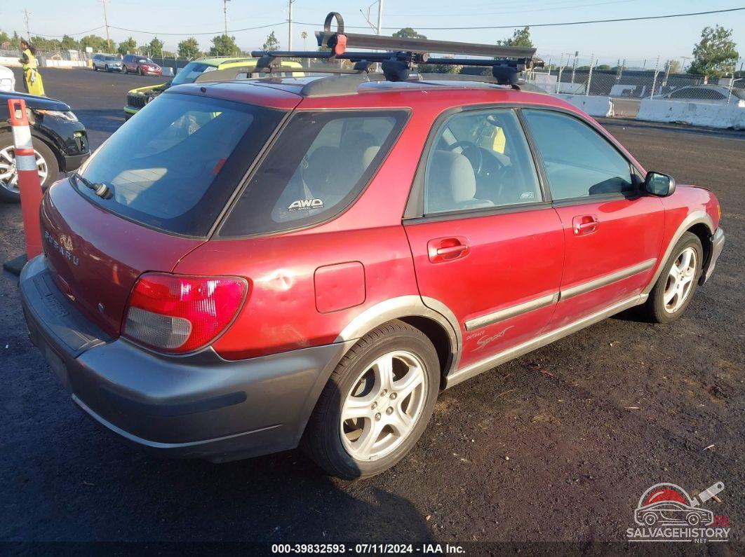 JF1GG68523G805738 2003 SUBARU IMPREZA OUTBACK SPORT photo no. 4