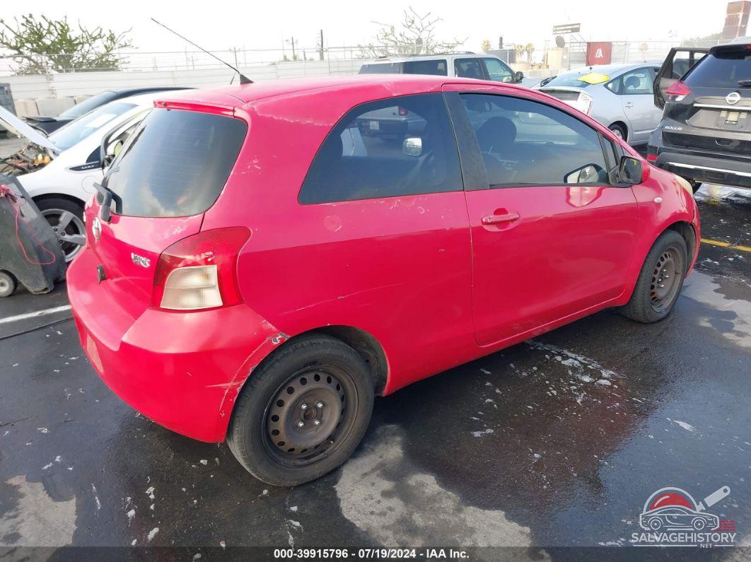 JTDJT923075085118 2007 TOYOTA YARIS photo no. 4