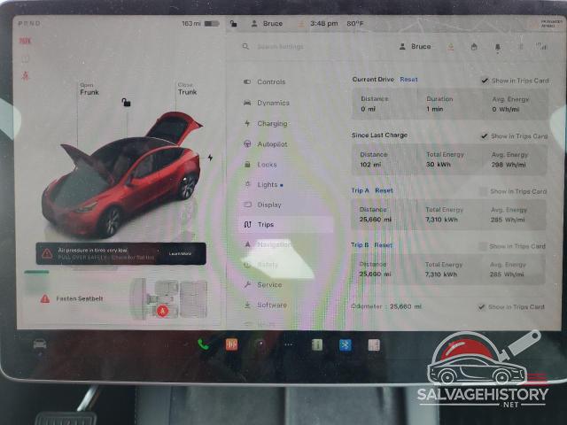 7SAYGDEE4PF630287 2023 TESLA MODEL Y photo no. 9