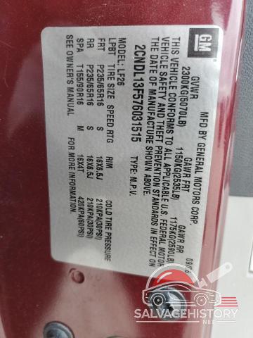 2CNDL13F576031515 2007 CHEVROLET EQUINOX photo no. 13