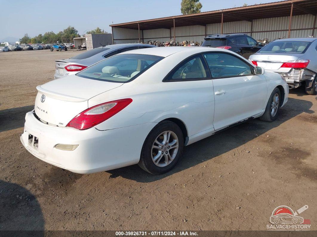 4T1CE30P17U758506 2007 TOYOTA CAMRY SOLARA photo no. 4
