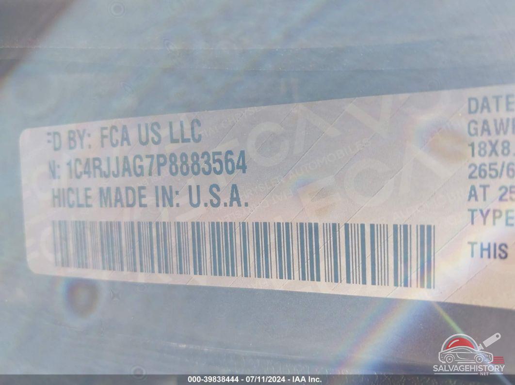 1C4RJJAG7P8883564 2023 JEEP GRAND CHEROKEE L photo no. 9