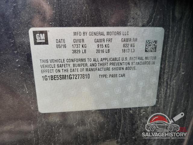 1G1BE5SM1G7277810 2016 CHEVROLET CRUZE photo no. 12