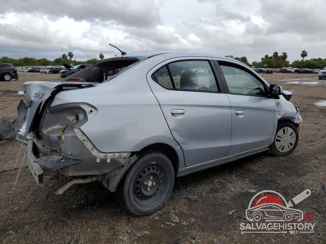 ML32F3FJ1KHF16838 2019 MITSUBISHI MIRAGE photo no. 3