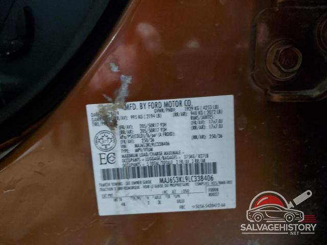 MAJ6S3KL9LC338406 2020 FORD ECOSPORT photo no. 13