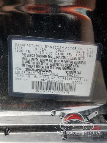 3N1CN7AP6FL838695 2015 NISSAN VERSA photo no. 13
