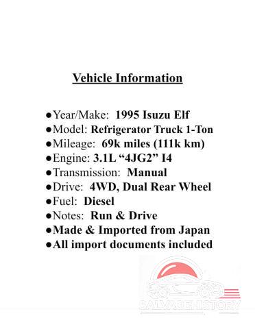 NHS69E7403091 1995 ISUZU All Models photo no. 9