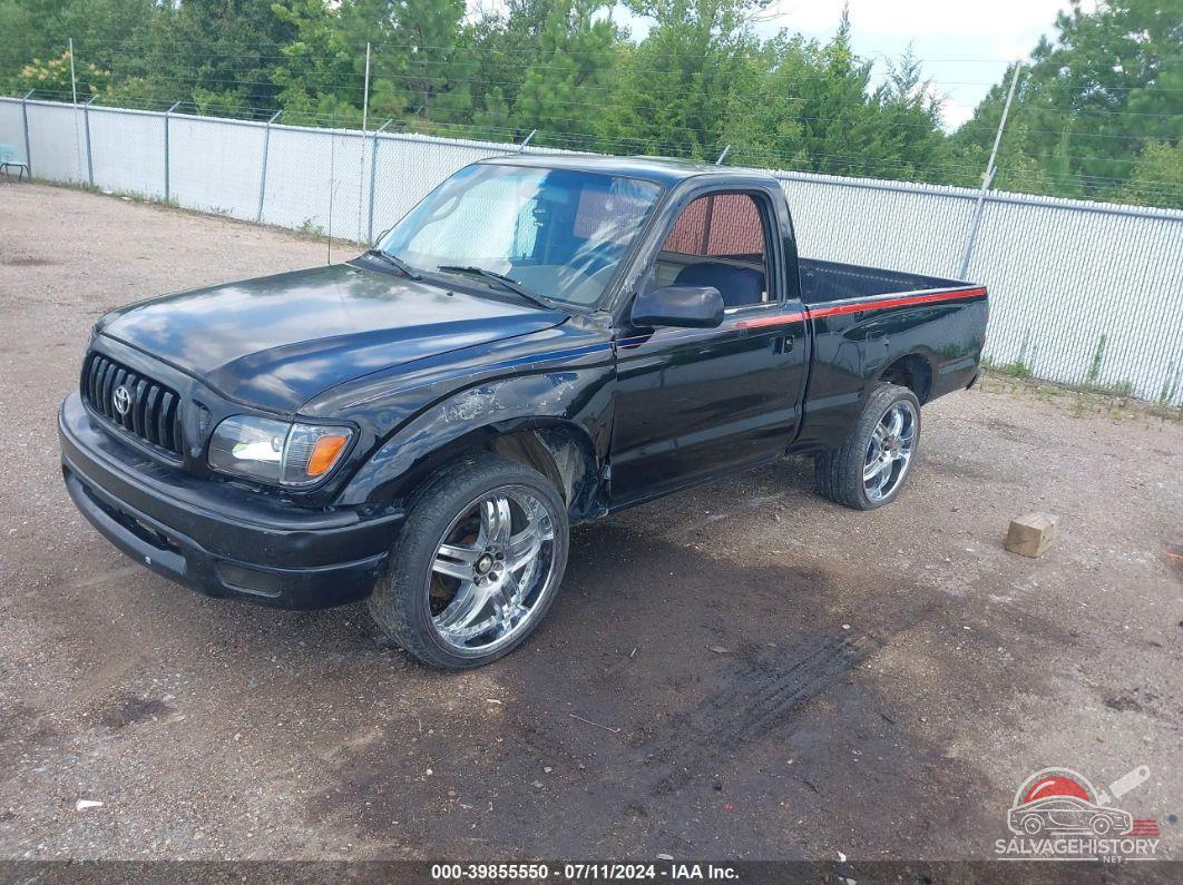 5TENL42N11Z753843 2001 TOYOTA TACOMA photo no. 2