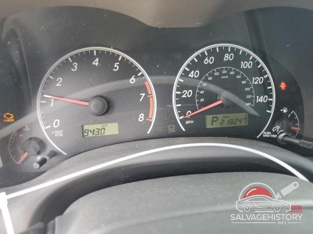2T1BU40E29C116576 2009 TOYOTA COROLLA photo no. 9