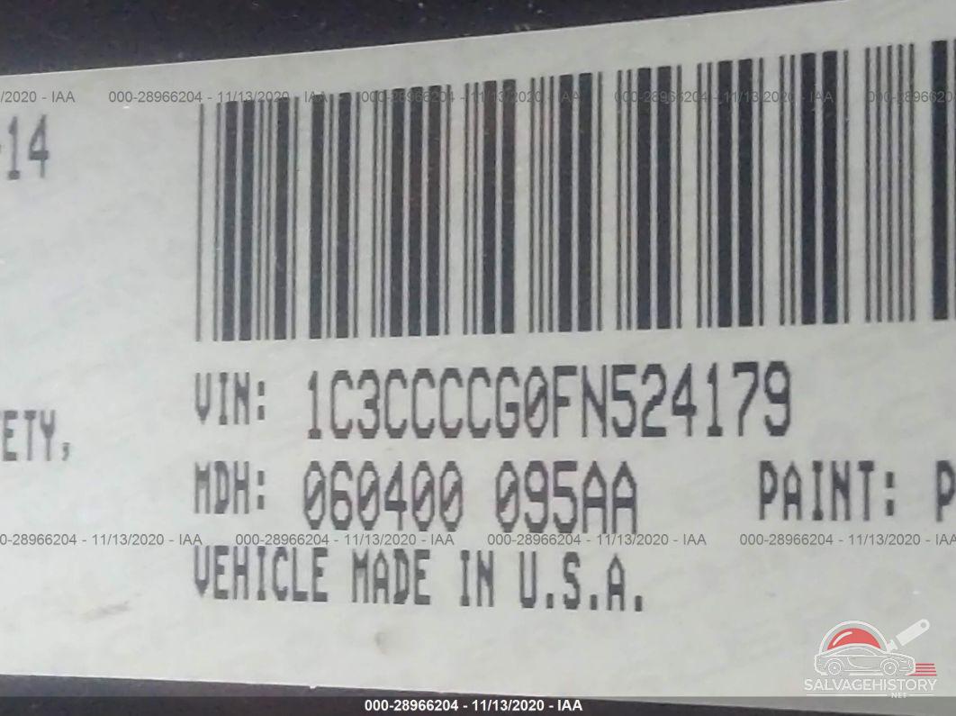 1C3CCCCG0FN524179 2015 CHRYSLER 200 photo no. 9