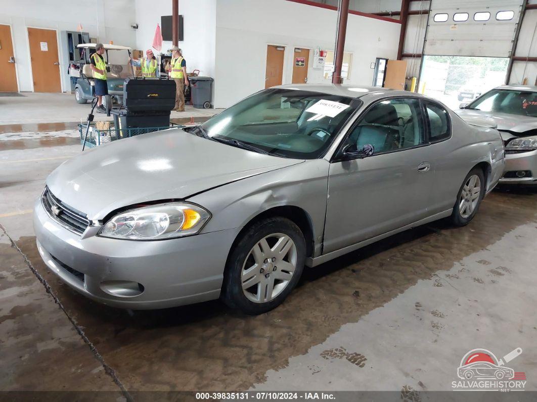 2G1WK15K379413432 2007 CHEVROLET MONTE CARLO photo no. 2
