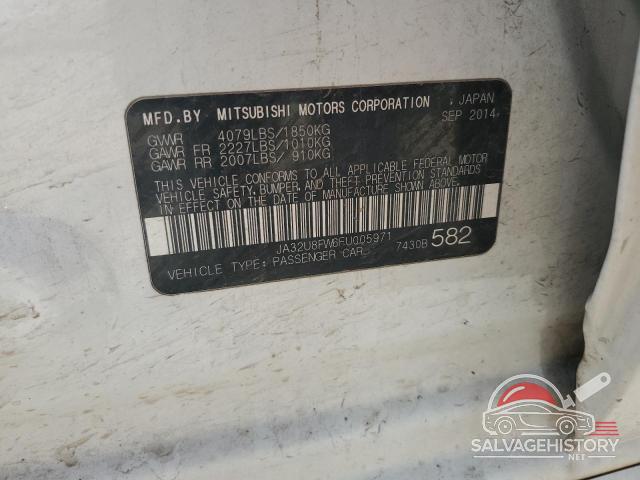 JA32U8FW6FU005971 2015 MITSUBISHI LANCER photo no. 12