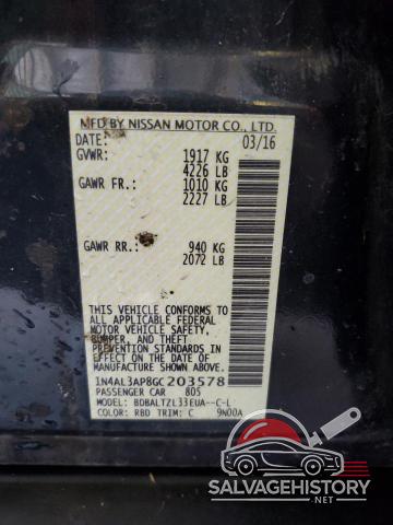 1N4AL3AP8GC203578 2016 NISSAN ALTIMA photo no. 13