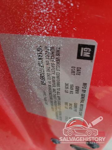 1G1AK15F177265263 2007 CHEVROLET ALL Models photo no. 12