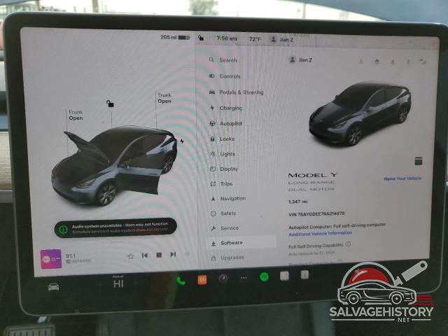 7SAYGDEE7RA214976 2024 TESLA MODEL Y photo no. 9