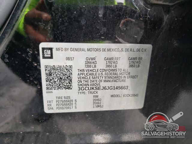 3GCUKSEJ6JG145663 2018 CHEVROLET ALL Models photo no. 12