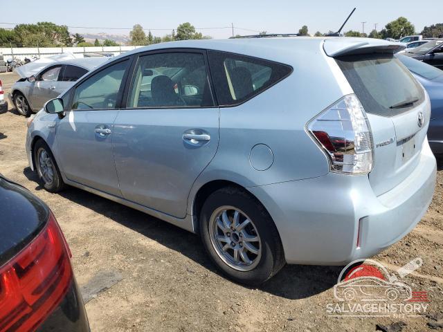 JTDZN3EUXC3149797 2012 TOYOTA PRIUS photo no. 2