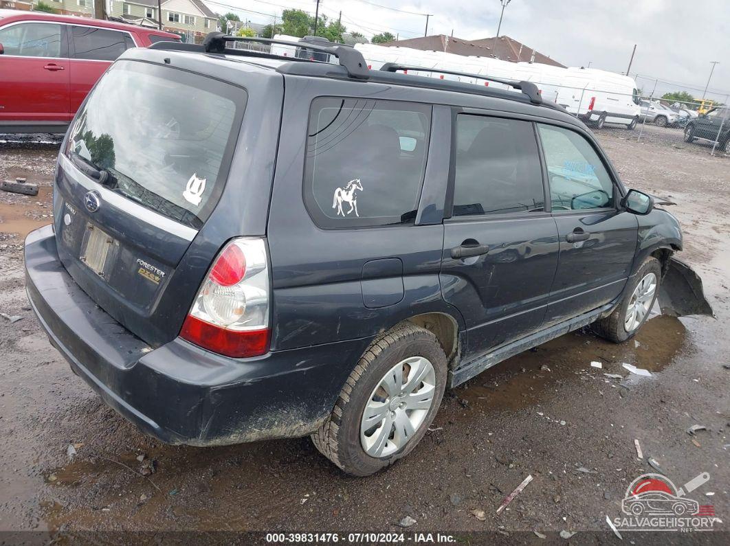 JF1SG63688H719345 2008 SUBARU FORESTER photo no. 4