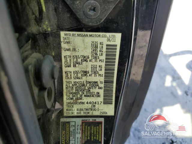 1N6AD0CU9BC440417 2011 NISSAN FRONTIER photo no. 12