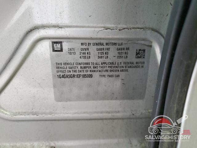 1G4GA5GR1EF185009 2014 BUICK LACROSSE photo no. 12
