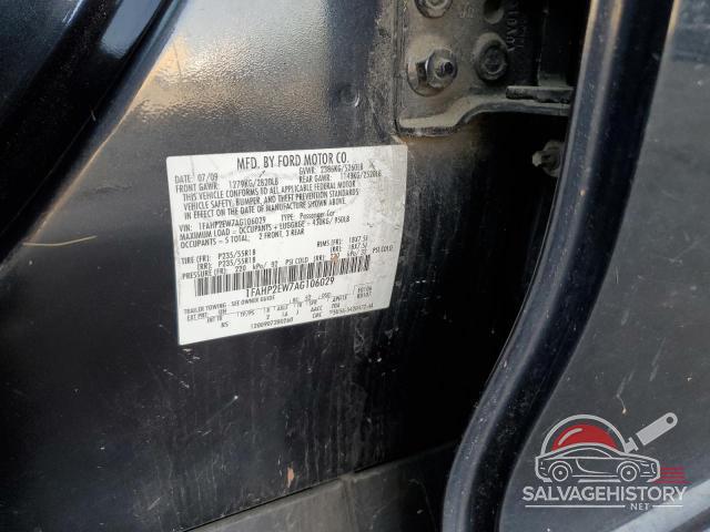 1FAHP2EW7AG106029 2010 FORD TAURUS photo no. 12