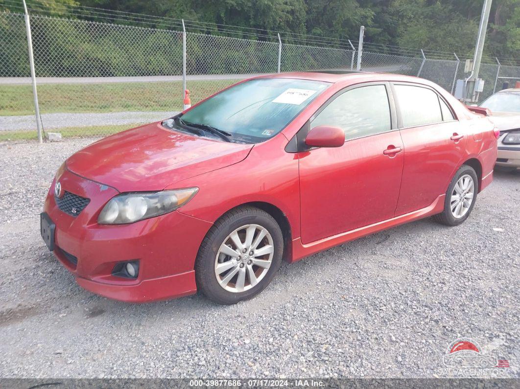 2T1BU40E39C169657 2009 TOYOTA COROLLA photo no. 2