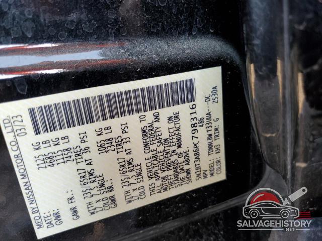 5N1BT3AB6PC798316 2023 NISSAN ROGUE photo no. 12