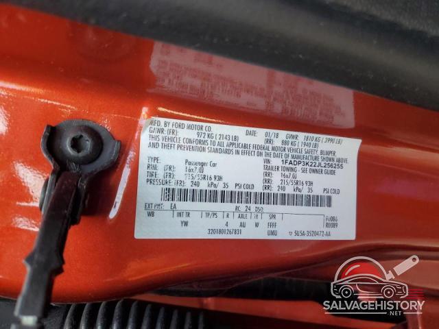 1FADP3K22JL256255 2018 FORD FOCUS photo no. 13