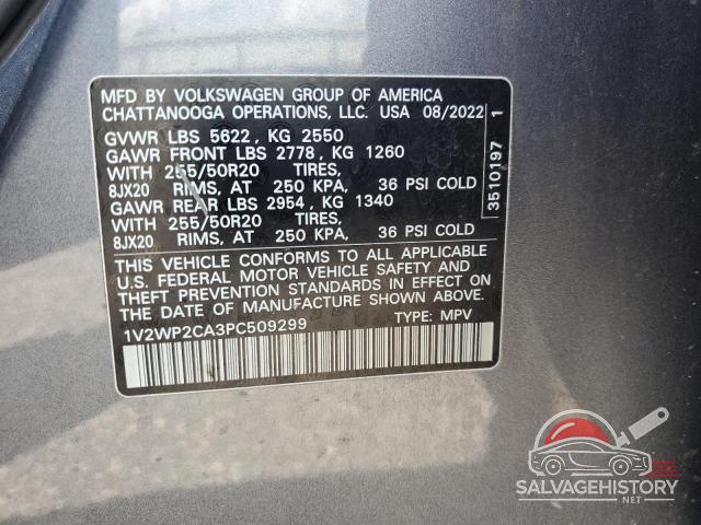 1V2WP2CA3PC509299 2023 VOLKSWAGEN ATLAS photo no. 13