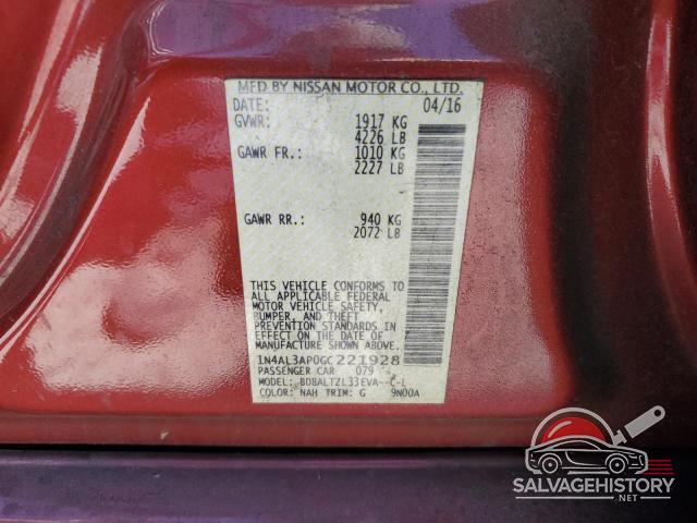 1N4AL3AP0GC221928 2016 NISSAN ALTIMA photo no. 12