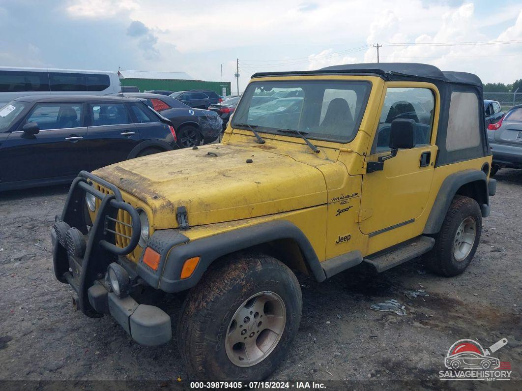 1J4FA49SXYP751896 2000 JEEP WRANGLER photo no. 2