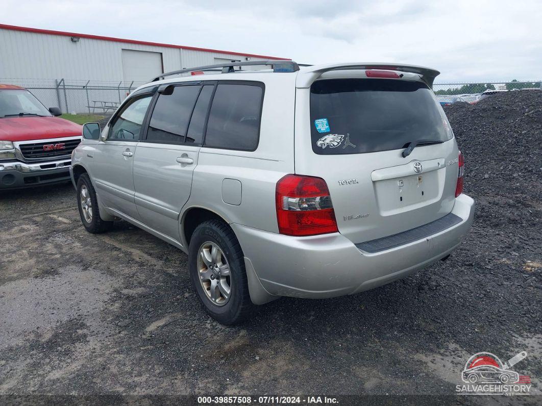 JTEEP21A350093362 2005 TOYOTA HIGHLANDER photo no. 3