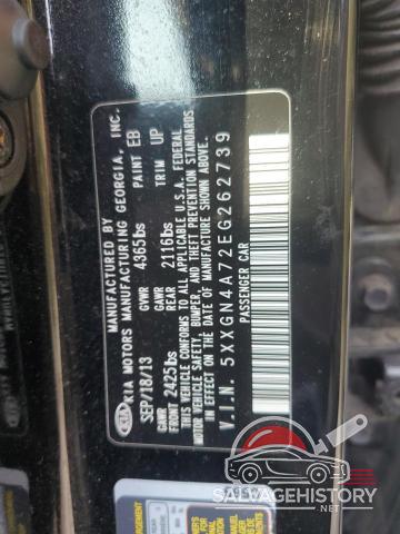 5XXGN4A72EG262739 2014 KIA OPTIMA photo no. 12