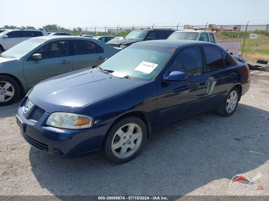3N1CB51D56L550024 2006 NISSAN SENTRA photo no. 2