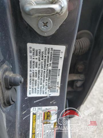 19XFA1F89AE039981 2010 HONDA CIVIC photo no. 12