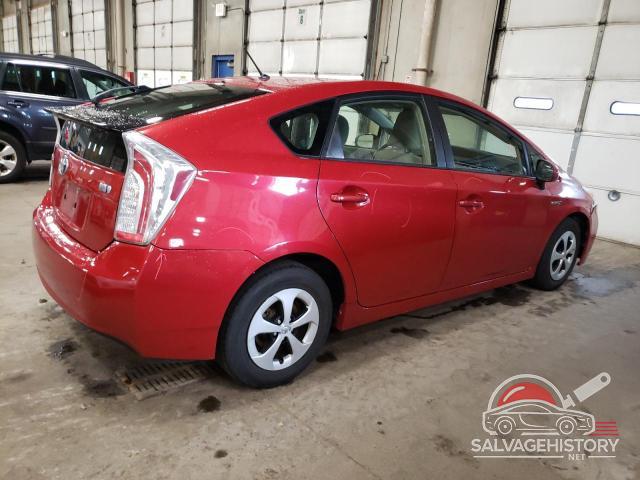 JTDKN3DU3E0374490 2014 TOYOTA PRIUS photo no. 3