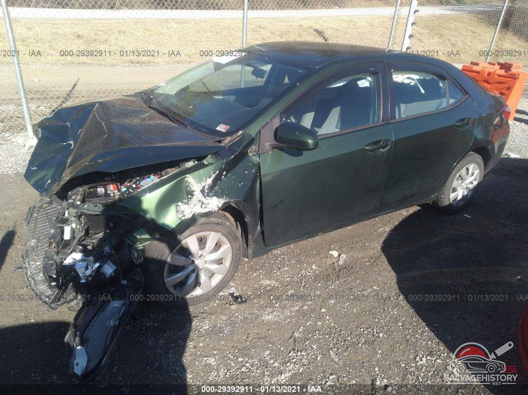 2T1BURHE0FC393398 2015 TOYOTA COROLLA photo no. 2