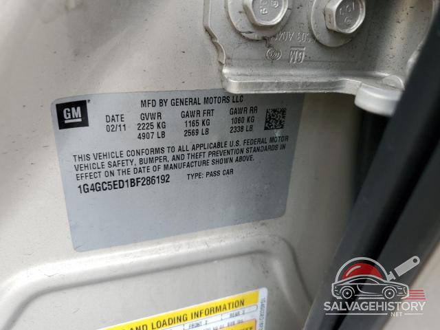 1G4GC5ED1BF286192 2011 BUICK LACROSSE photo no. 12
