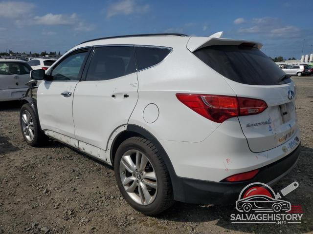 5XYZUDLA6EG166001 2014 HYUNDAI SANTA FE photo no. 2