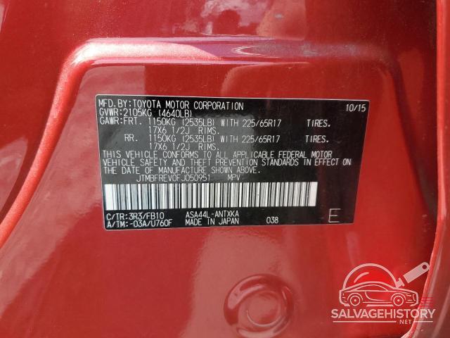 JTMBFREV0FJ050951 2015 TOYOTA RAV4 photo no. 13