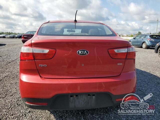 KNADM4A38D6180267 2013 KIA RIO photo no. 6