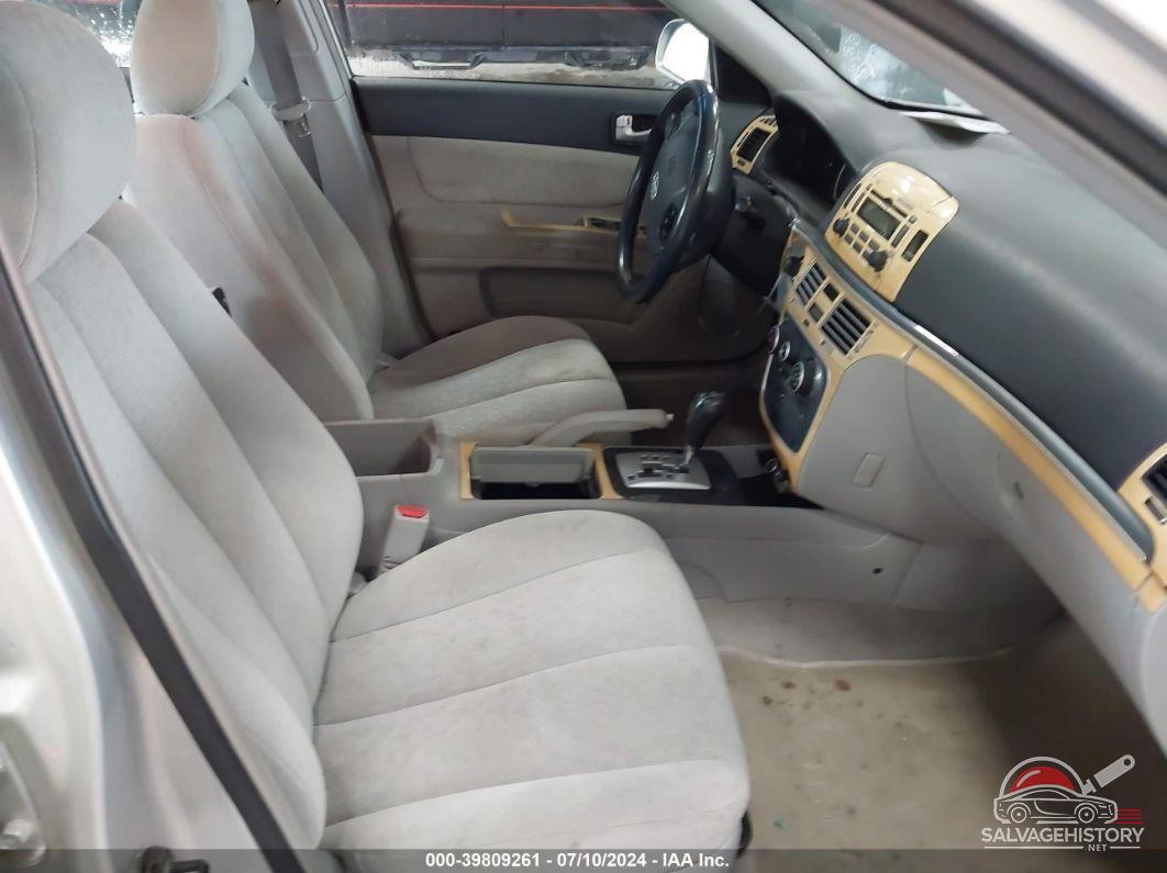 5NPEU46F76H039919 2006 HYUNDAI SONATA photo no. 5