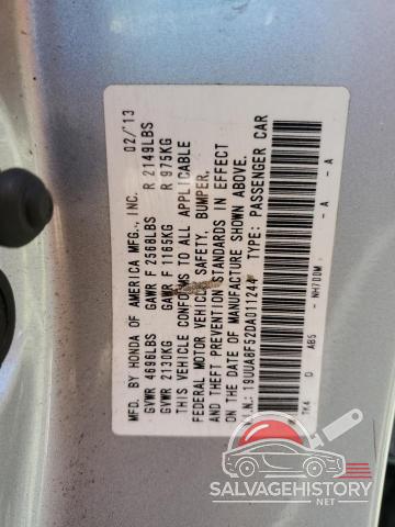 19UUA8F52DA011244 2013 ACURA TL photo no. 13