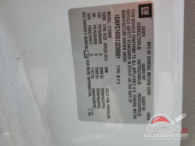 1GNFC16087J238981 2007 CHEVROLET SUBURBAN photo no. 14