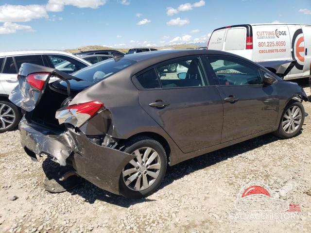 KNAFX4A63E5221339 2014 KIA FORTE photo no. 3