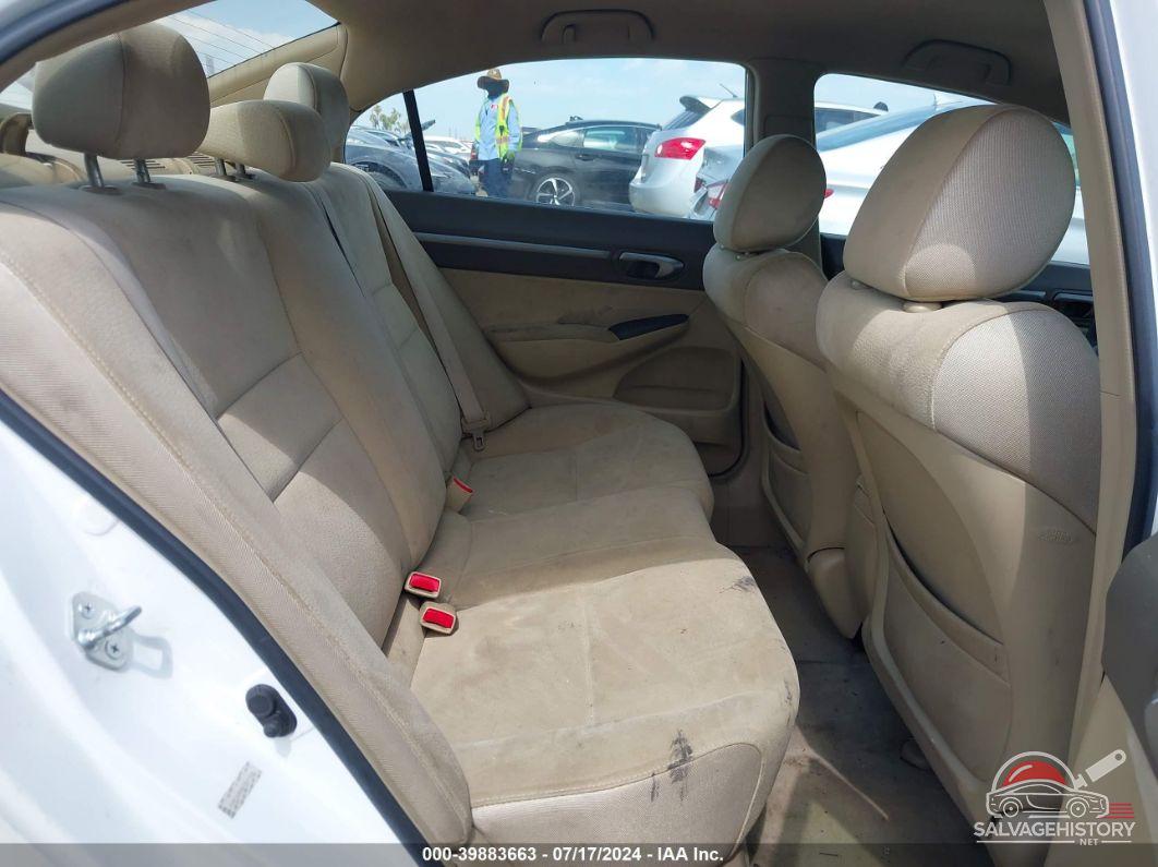 JHMFA36287S017434 2007 HONDA CIVIC HYBRID photo no. 8